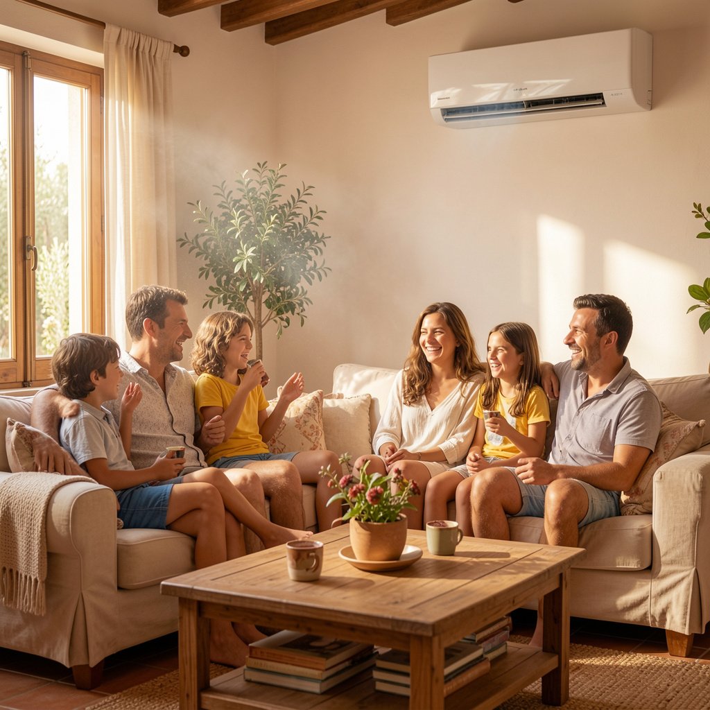 aire acondicionado familia